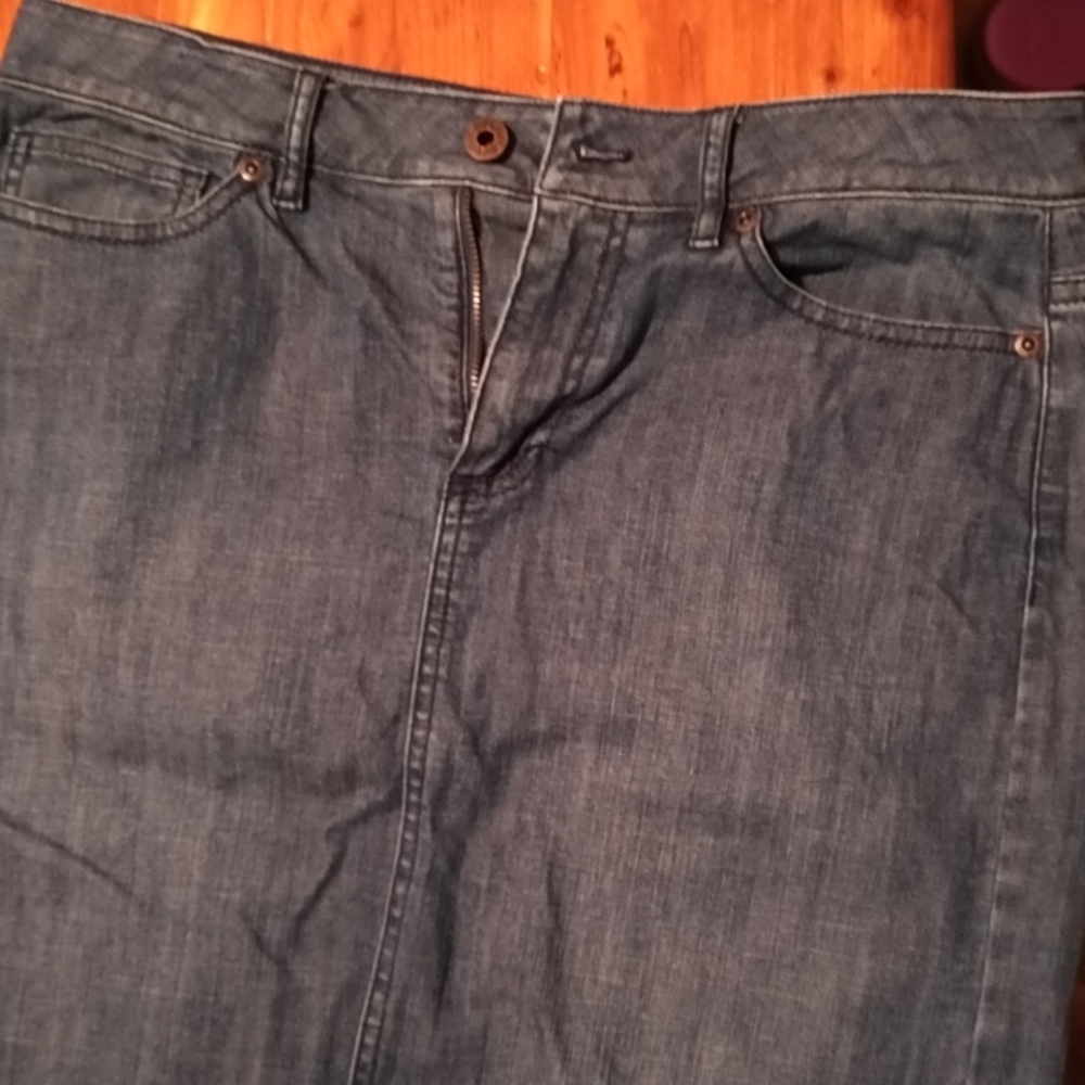 J. Jill Denim Skirt